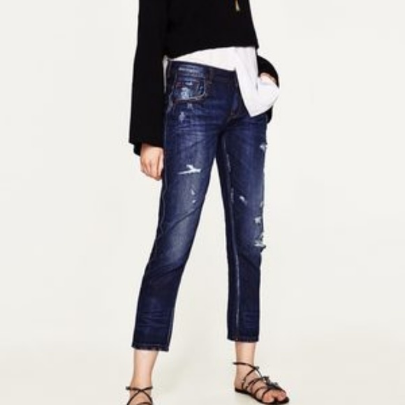 Zara Denim - Zara Medium Rise Relaxed Fit Jeans